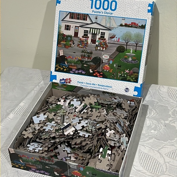 Sure Lox jigsaw puzzle Purrfect blooms 1000 pieces - Picture 3 of 4